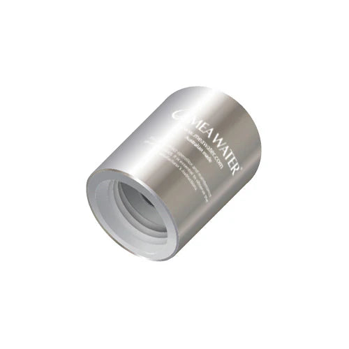 Portable - Chrome MEA Water ® Device - Portable Water Structurer and Energizer - Vortex Bottle Coupler