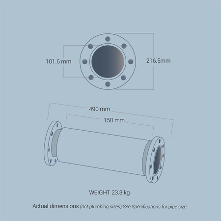 Large-scale industry, agricultural & commercial 4" MEA Water ® Device - Water Structurer & Energizer