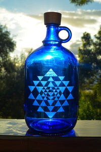 2Liter Sandblasted Bottles