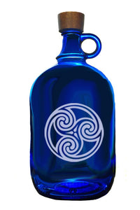 2Liter Sandblasted Bottles