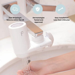 Bathroom Sink Advanced Water Filter with PRODermis® Water Softener