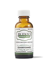 Jackson's #1 Calc fluor 6X - The First Certified Vegan, Lactose-Free Schuessler Tissue Cell Salt - Made in The USA (500 pellets)