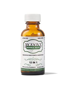Jackson's 12 in 1 Cell Salt - The First Certified Vegan, Lactose-Free All 12 Schuessler Cell (Tissue) Salt Combination - Made in The USA (500 pellets)