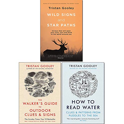 How To Read Water, Walker's Guide to Outdoor Clues and Signs and Wild Signs and Star Paths 3 Books Collection Set