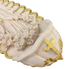 Load image into Gallery viewer, Virgin Mary Holy Water Font - Catholic Holy Water Dipping Wall Statue - 19.5cm 7.7inch

