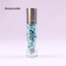 Load image into Gallery viewer, Anointing Water Bottles - Holy Water Roller Bottles with Crystals To Keep the Wisht Water Structured and Energized
