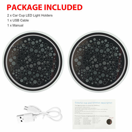 Chromotherapy Water Charging Coaster