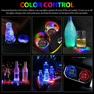 Chromotherapy Water Charging Coaster