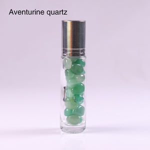 Anointing Water Bottles - Holy Water Roller Bottles with Crystals To Keep the Wisht Water Structured and Energized