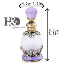 Load image into Gallery viewer, 15 Styles - Frosted Glass Water Altar Vials - Vintage Style Holy Water Bottles
