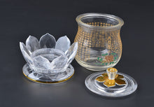 Load image into Gallery viewer, Holy Water Cup Engraved with the Mantra of Great Compassion ~ Traditional Buddhist Holy Water Cup for Buddhist Shrines, Temples and Altars
