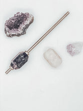 Load image into Gallery viewer, Crystal Gemstone Reusable Drinking drinking Straw
