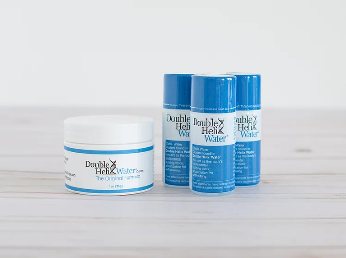 Double Helix Water and Cream Package
