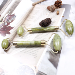100% Natural Crystal Quartz Roller - Lymphatic Fluid Flow Tool - Beauty and Skincare Crystals