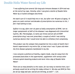 Double Helix Water