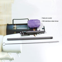 Load image into Gallery viewer, Crystal Gemstone Reusable Drinking drinking Straw
