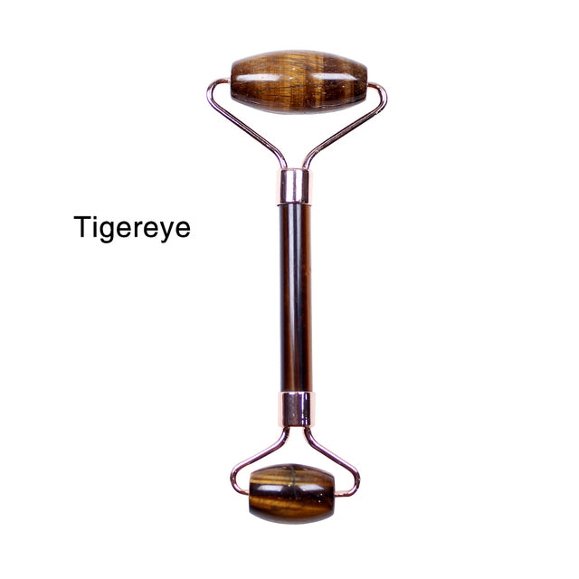 100% Natural Crystal Quartz Roller - Lymphatic Fluid Flow Tool - Beauty and Skincare Crystals