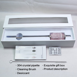 Crystal Gemstone Reusable Drinking drinking Straw