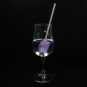 Crystal Gemstone Reusable Drinking drinking Straw