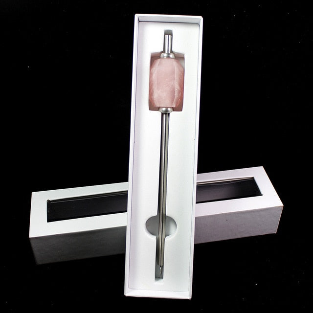 Crystal Gemstone Reusable Drinking drinking Straw
