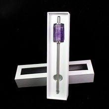 Load image into Gallery viewer, Crystal Gemstone Reusable Drinking drinking Straw
