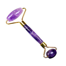 Load image into Gallery viewer, 100% Natural Crystal Quartz Roller - Lymphatic Fluid Flow Tool - Beauty and Skincare Crystals
