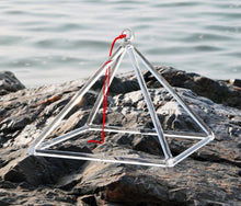 Load image into Gallery viewer, 8&quot;or 9&quot; Chakra Clear Quartz Crystal Singing Pyramid

