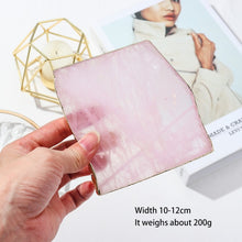 Load image into Gallery viewer, Rose Quartz Gem Stone Water Coaster - Crystal Water Charging plate
