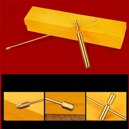 Gold, Silver, or Rhodium Plated Folding Dowsing Rods for Water Divination
