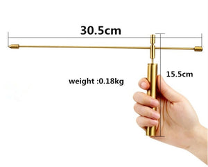 Gold, Silver, or Rhodium Plated Folding Dowsing Rods for Water Divination