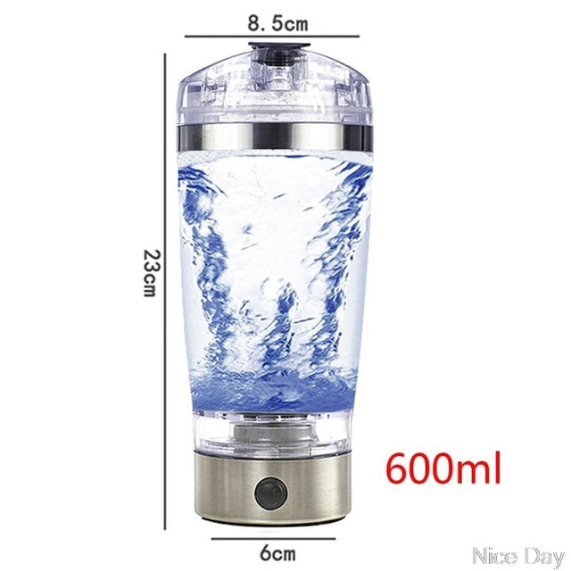 Portable Electric USB Battery Mixer Protein Shaker Bottle - China Water  Bottle and Mug price